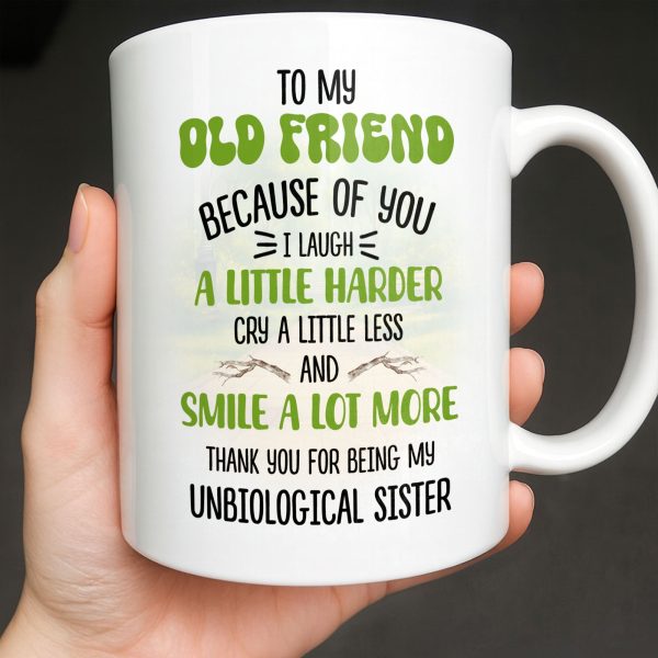 Celebrate Timeless Friendships With Joyful Elderly Women - Personalized Custom Coffee Mug - BST507_MG