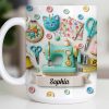 Celebrate Your Crafting Skills with Sewing Essentials Design - Personalized Custom Coffee Mug - HOB026_MG