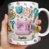 Celebrate Your Crafting Skills with Sewing Essentials Design - Personalized Custom Coffee Mug - HOB026_MG
