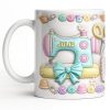Celebrate Your Creativity With A Beautiful Sewing Machine - Personalized Custom Coffee Mug - HOB022_MG