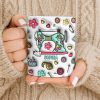Celebrate Your Creativity With A Personalized Sewing Themed Design - Personalized Custom Coffee Mug - HOB040_MG