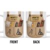 Celebrate Your Creativity With Blueprint And Tools Design - Personalized Custom Coffee Mug - JBS004_MG