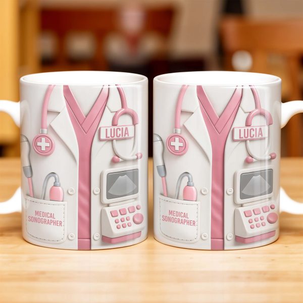 Celebrate Your Dedication, Medical Uniform And Equipment - Personalized Custom Coffee Mug - DOC059_MG