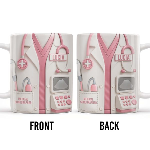 Celebrate Your Dedication, Medical Uniform And Equipment - Personalized Custom Coffee Mug - DOC059_MG