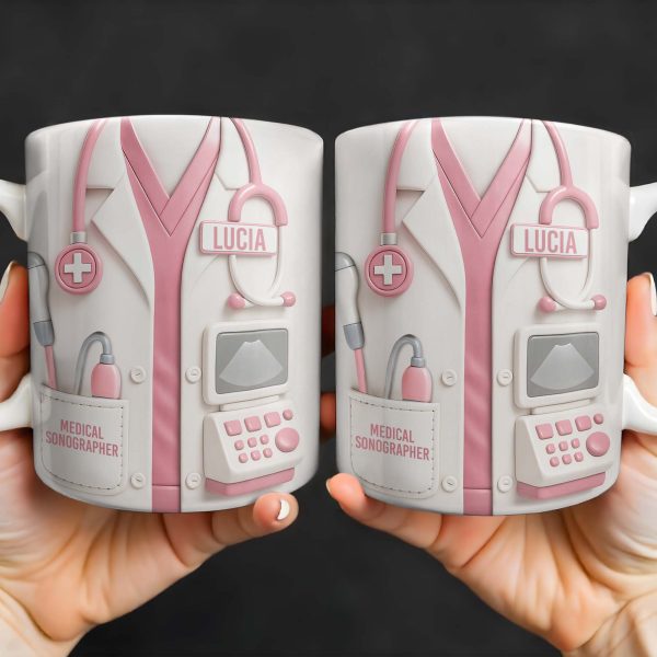Celebrate Your Dedication, Medical Uniform And Equipment - Personalized Custom Coffee Mug - DOC059_MG