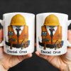 Celebrate Your Everyday Hero with This Engineer-Themed Coffee Mug Featuring Helmet, Tie, Vest, Tools - Personalized Custom Coffee Mug - GRAD298_MG