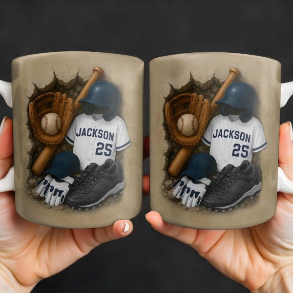 Celebrate Your Favorite Baseball Moments, Baseball and Sports Gear - Personalized Custom Coffee Mug - FTN006_MG