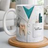 Celebrate Your Favorite Dentist With A Custom Lab Coat Design - Personalized Custom Coffee Mug - DOC073_MG