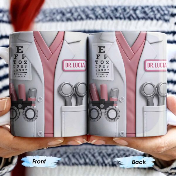Celebrate Your Favorite Doctor, Essential Medical Tools - Personalized Custom Coffee Mug - DOC050_MG