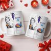 Celebrate Your Favorite Doctor With Stethoscope And Brain Model Mug - Personalized Custom Coffee Mug - DOC083_MG