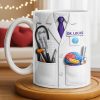 Celebrate Your Favorite Doctor With Stethoscope And Brain Model Mug - Personalized Custom Coffee Mug - DOC083_MG