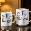 Celebrate Your Favorite Doctor With Stethoscope And Brain Model Mug - Personalized Custom Coffee Mug - DOC083_MG