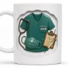 Celebrate Your Favorite Healthcare Hero With This Custom Nurse Design - Personalized Custom Coffee Mug - NUR023_MG