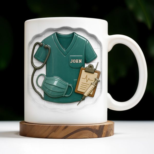 Celebrate Your Favorite Healthcare Hero With This Custom Nurse Design - Personalized Custom Coffee Mug - NUR023_MG