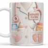 Celebrate Your Favorite Midwife With Essentials - Personalized Custom Coffee Mug - NUR034_MG