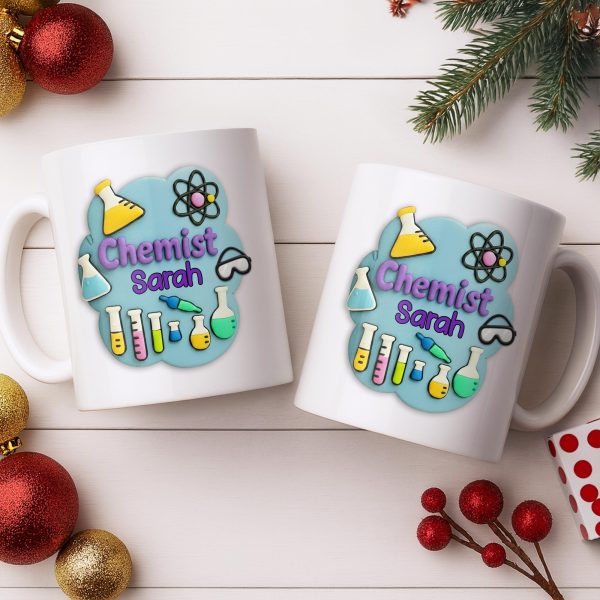 Celebrate Your Inner Scientist With Chemistry-Themed Art - Personalized Custom Coffee Mug - JBS072_MG