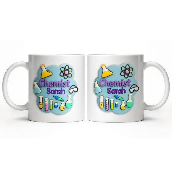 Celebrate Your Inner Scientist With Chemistry-Themed Art - Personalized Custom Coffee Mug - JBS072_MG