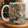 Celebrate Your Love for Fishing with Iconic Angling Gear - Personalized Custom Coffee Mug - FISH017_MG