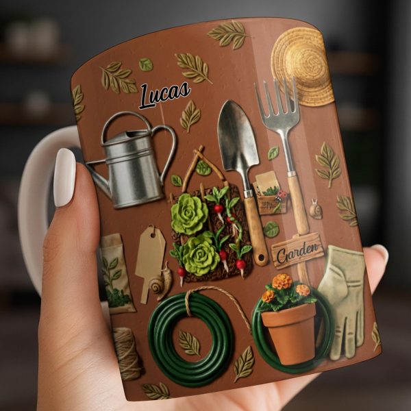 Celebrate Your Love For Gardening - Personalized Custom Coffee Mug - GAR030_MG