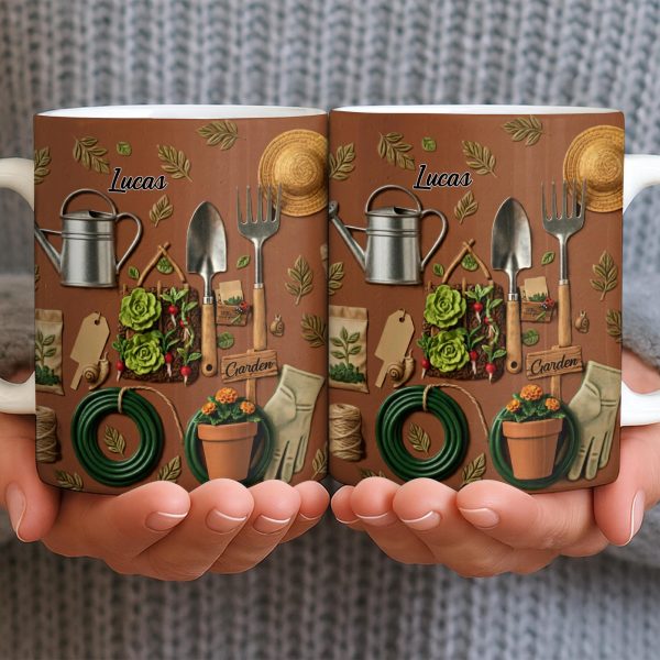 Celebrate Your Love For Gardening - Personalized Custom Coffee Mug - GAR030_MG