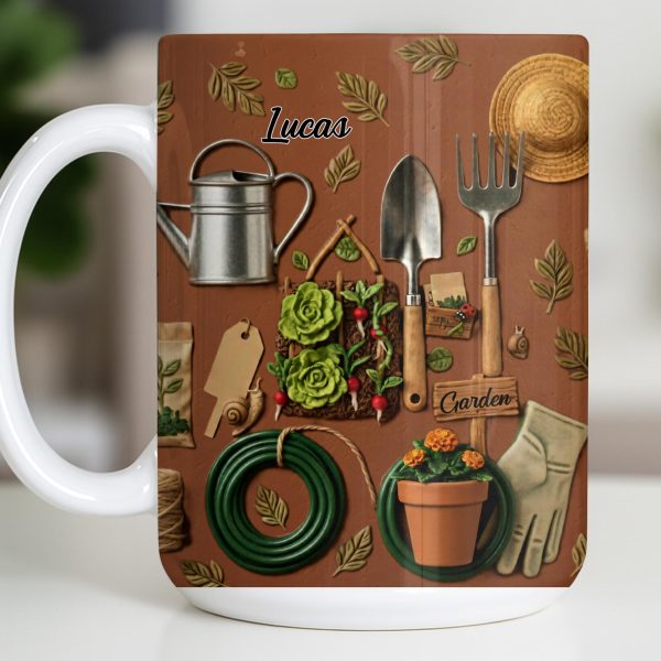 Celebrate Your Love For Gardening - Personalized Custom Coffee Mug - GAR030_MG
