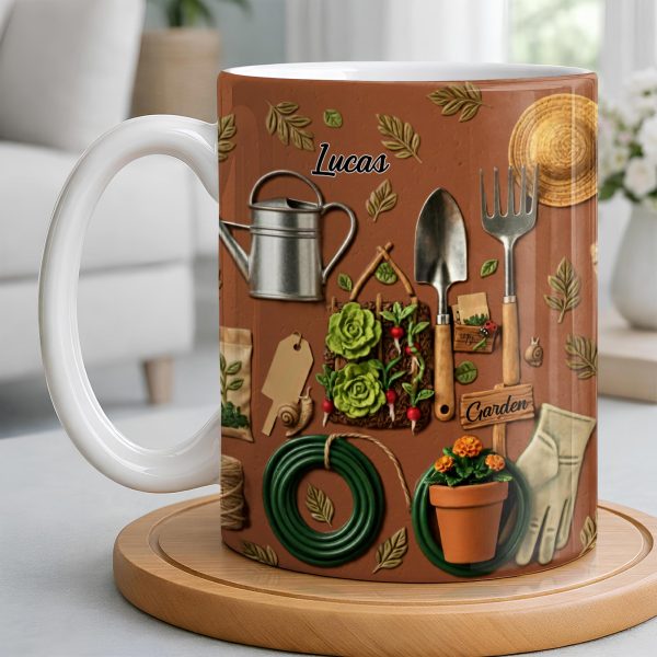 Celebrate Your Love For Gardening - Personalized Custom Coffee Mug - GAR030_MG