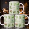 Celebrate Your Love For Gardening With Gardening Tools And Flowers - Personalized Custom Coffee Mug - GAR032_MG