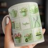 Celebrate Your Love For Gardening With Gardening Tools And Flowers - Personalized Custom Coffee Mug - GAR032_MG