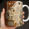 Celebrate Your Love for Music With Guitars and Musical Notes - Personalized Custom Coffee Mug - JBS067_MG