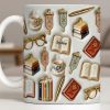 Celebrate Your Love for Reading and Writing - Personalized Custom Coffee Mug - BLV082_MG