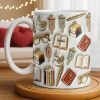 Celebrate Your Love for Reading and Writing - Personalized Custom Coffee Mug - BLV082_MG