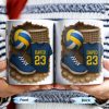 Celebrate Your Love for Volleyball With Sports Gear - Personalized Custom Coffee Mug - SPORT028_MG