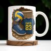 Celebrate Your Love for Volleyball With Sports Gear - Personalized Custom Coffee Mug - SPORT028_MG