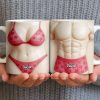 Celebrate Your Love With A Playful Romantic Design - Personalized Custom Coffee Mug - CPL1159_MG