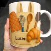 Celebrate Your Passion For Baking With Delightful Kitchen Tools - Personalized Custom Coffee Mug - COOK003_MG