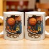 Celebrate Your Passion For Basketball, Sneakers And Jersey - Personalized Custom Coffee Mug - SPORT010_MG