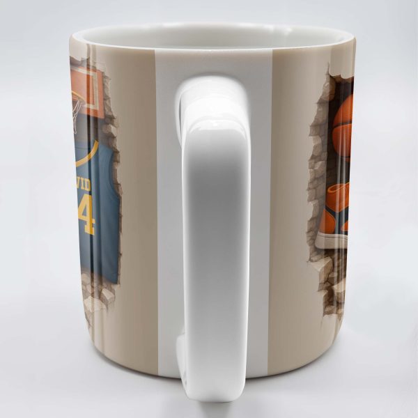 Celebrate Your Passion For Basketball, Sneakers And Jersey - Personalized Custom Coffee Mug - SPORT010_MG