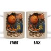 Celebrate Your Passion For Basketball, Sneakers And Jersey - Personalized Custom Coffee Mug - SPORT010_MG