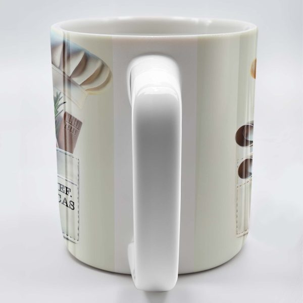 Celebrate Your Passion For Culinary Arts With Cooking Utensils And Chef's Hat - Personalized Custom Coffee Mug - GRAD281_MG