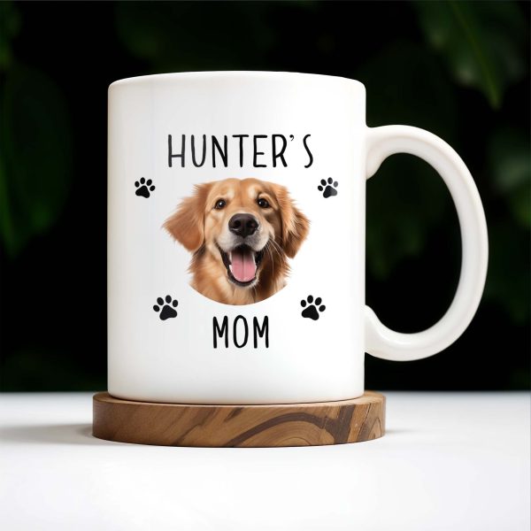 Celebrate Your Pet Love With A Charming Dog And Paws Mug - Personalized Custom Coffee Mug - PET093_MG