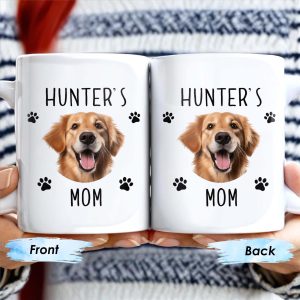 Celebrate Your Pet Love With A Charming Dog And Paws Mug - Personalized Custom Coffee Mug - PET093_MG