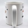 Celebrate Your Pet Love With A Charming Dog And Paws Mug - Personalized Custom Coffee Mug - PET093_MG