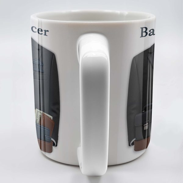 Celebrate Your Profession, Bank Officer Inspired Design - Personalized Custom Coffee Mug - OFW016_MG