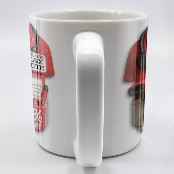 Celebrate Your Retail Hero, Shirt, Headset, And Discount Tag - Personalized Custom Coffee Mug - OFW006_MG