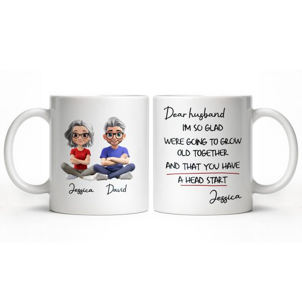 Celebrate Your Special Bond With Custom Cartoon Figures - Personalized Custom Coffee Mug - CPL1018_MG