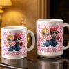 Celebrate Your Special Moments With Adorable Cartoon Figures - Personalized Custom Coffee Mug - CPL1286_MG
