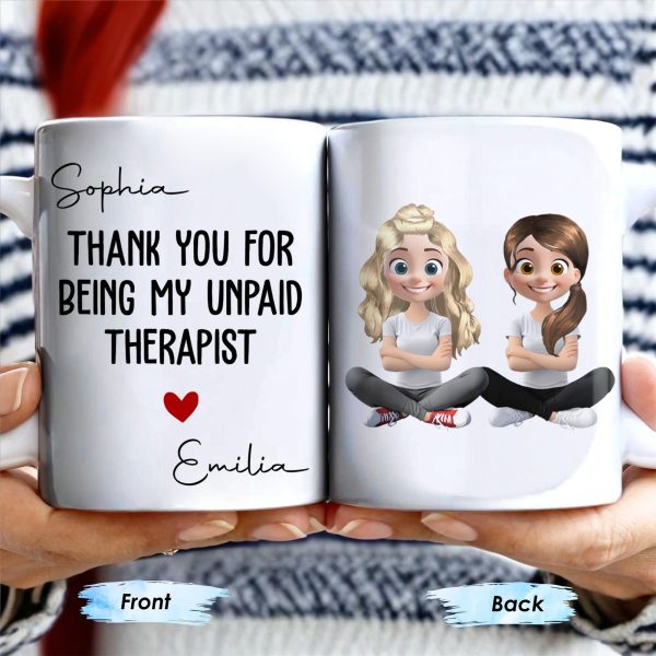 Celebrate Your Unbreakable Bond With Besties Mug - Personalized Custom Coffee Mug - BST454_MG