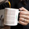 Celebrate Your Unique Style With Aztec Patterns - Personalized Custom Coffee Mug - XMAS154_MG