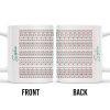 Celebrate Your Unique Style With Aztec Patterns - Personalized Custom Coffee Mug - XMAS154_MG