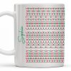 Celebrate Your Unique Style With Aztec Patterns - Personalized Custom Coffee Mug - XMAS154_MG
